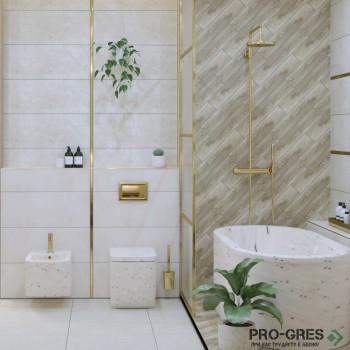 Плочки за баня Emotion Amira Beige 30×90 см