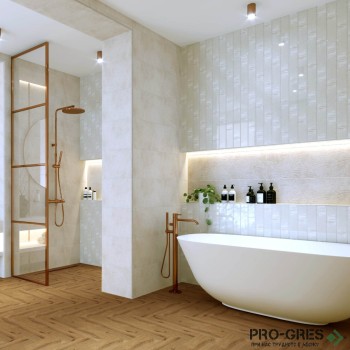 Плочки за баня Emotion Amira Bone 30×90 см