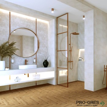 Плочки за баня Emotion Amira Bone 30×90 см
