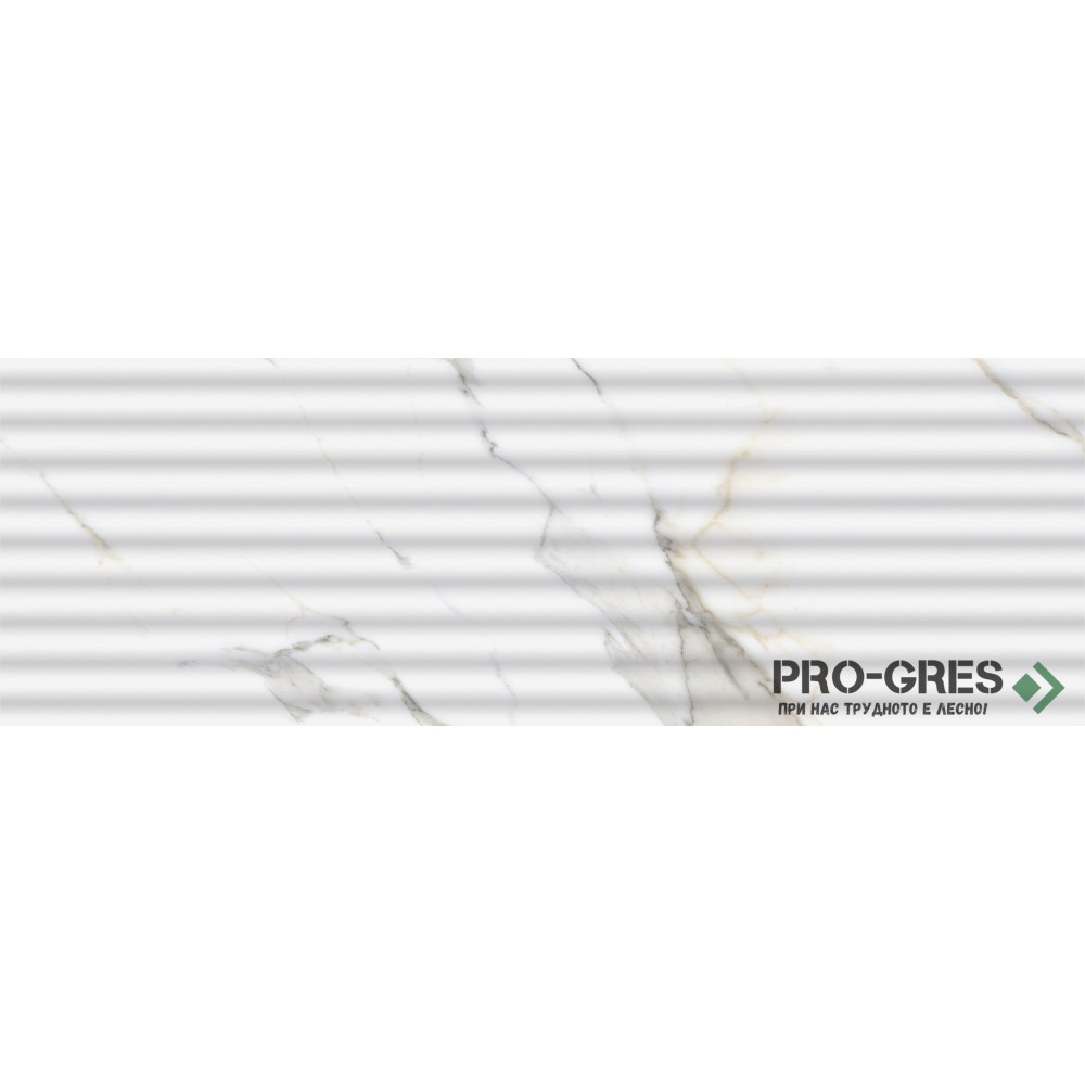Фаянс Vogue Fluted Oro Brillo 30×90 см