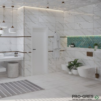 Плочки за баня Emotion Voque Oro 30×90 см