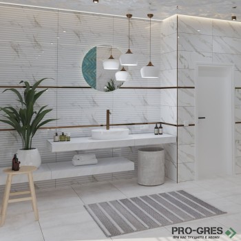 Плочки за баня Emotion Voque Oro 30×90 см