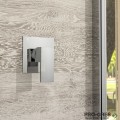 Вграден смесител с 1функция, хром Ercos Italia R BTITRCIN02+BTUNICIN03