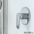 Вграден смесител с 1 функция, хром, Ercos Versilia,  BTVERCIN05+BTUNICIN03