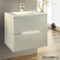 Шкаф за баня 60 см 2 чекмеджета с мивка порцелан, FLEXMEBEL, CANDY, F602CCAN