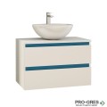 Шкаф за баня 70 см 2 чекмеджета,  FLEXMEBEL, SOUL, F702CSOU