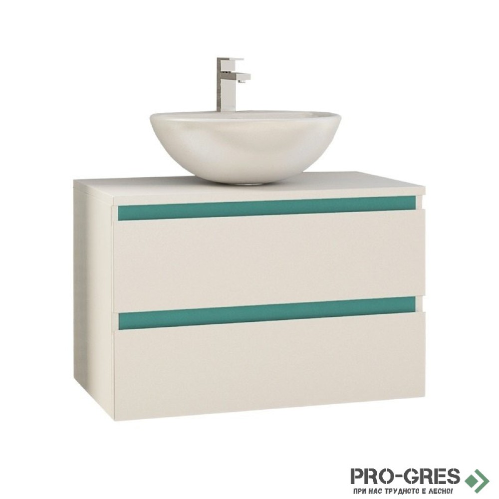 Шкаф за баня 70 см 2 чекмеджета,  FLEXMEBEL, SOUL, F702CSOU