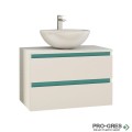 Шкаф за баня 70 см 2 чекмеджета,  FLEXMEBEL, SOUL, F702CSOU