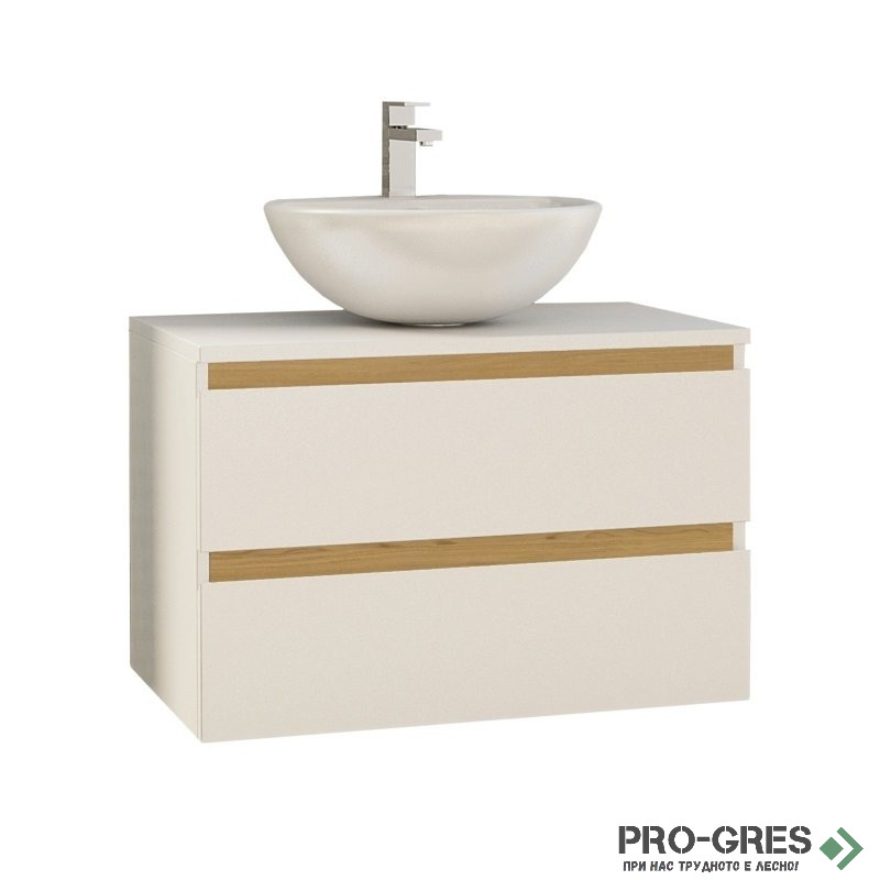 Шкаф за баня 70 см 2 чекмеджета,  FLEXMEBEL, SOUL, F702CSOU