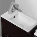 Шкаф за баня 40 см 2 вратички с мивка порцелан, FLEXMEBEL, MINO  F402DMIN000