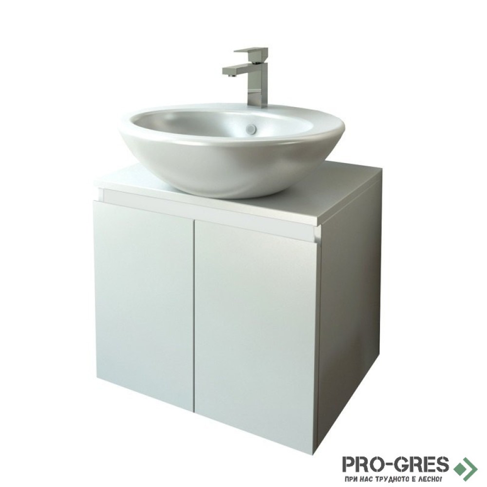 Шкаф за баня 50 см 2 врати,  FLEXMEBEL, TULIP, F502DTUL