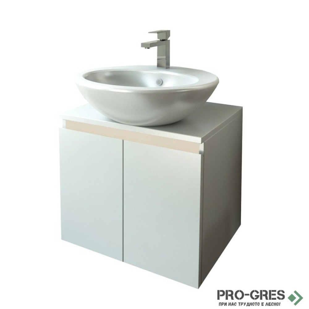 Шкаф за баня 50 см 2 врати,  FLEXMEBEL, TULIP, F502DTUL