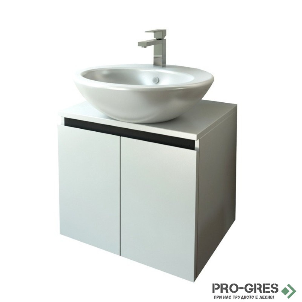 Шкаф за баня 50 см 2 врати,  FLEXMEBEL, TULIP, F502DTUL