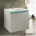 Шкаф за баня 55 см 2 врати с мивка порцелан, FLEXMEBEL, ARRES ,  F552DARR