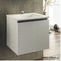 Шкаф за баня 55 см 2 врати с мивка порцелан, FLEXMEBEL, ARRES ,  F552DARR