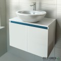 Шкаф за баня 65 см 2 врати,  FLEXMEBEL, TULIP, F652DTUL