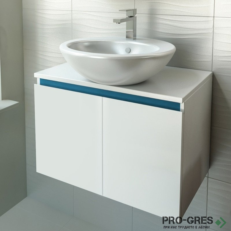 Шкаф за баня 65 см 2 врати,  FLEXMEBEL, TULIP, F652DTUL