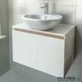 Шкаф за баня 65 см 2 врати,  FLEXMEBEL, TULIP, F652DTUL