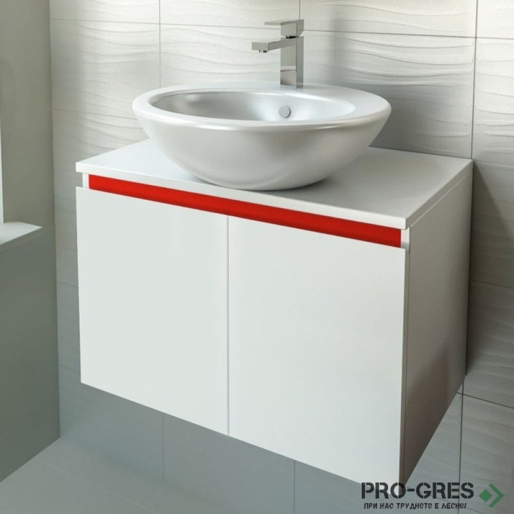 Шкаф за баня 65 см 2 врати,  FLEXMEBEL, TULIP, F652DTUL