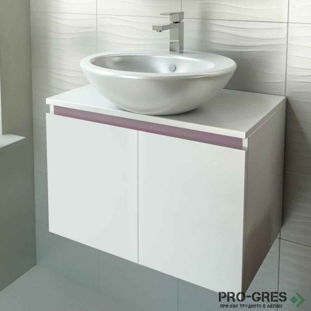 Шкаф за баня 65 см 2 врати,  FLEXMEBEL, TULIP, F652DTUL