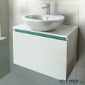 Шкаф за баня 65 см 2 врати,  FLEXMEBEL, TULIP, F652DTUL