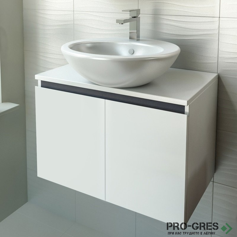 Шкаф за баня 65 см 2 врати,  FLEXMEBEL, TULIP, F652DTUL