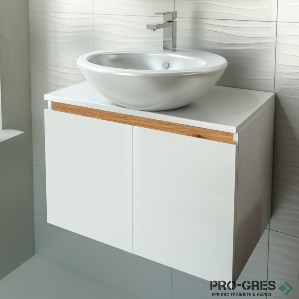 Шкаф за баня 65 см 2 врати,  FLEXMEBEL, TULIP, F652DTUL
