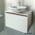 Шкаф за баня 65 см 2 врати,  FLEXMEBEL, TULIP, F652DTUL