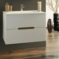 Шкаф за баня 70 см 2 чекмеджета с мивка порцелан, FLEXMEBEL, CANDY, F702CCAN