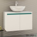 Шкаф за баня 70 см 2 вратички, FLEXMEBEL, SOUL, F702DSOU