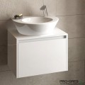 Шкаф за баня 60 см 1 чекмедже, с мивка порцелан, FLEXMEBEL, LITA, LI6001C