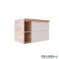 Шкаф за баня, 100х46х52 см, с чекмеджета и етажерки, Gaudi DS GDS_FIR100WOOD