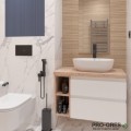 Шкаф за баня, 100х46х52 см, с чекмеджета и етажерки, Gaudi DS GDS_FIR100WOOD