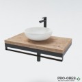 Дървен плот за мивка, 80х50х4 см, Gaudi DS GDS_wood_80