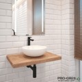 Дървен плот за мивка, 80х50х4 см, Gaudi DS GDS_wood_80