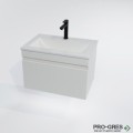 Шкаф за баня, 60х41.5х40.5 см, с чекмедже, Gaudi DS lecce_60_pvc