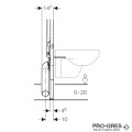 Промо комплект DUOFIX SIGMA 8см,  GEBERIT 111.796.00.1