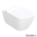 Промо комплект Duofix DELTA12  с конзолна тоалетна чиния  SMYLE SQUARE и хром активатор DELTA30,GEBERIT 500.685.01.1