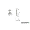 Структура за вграждане DUOFIX DELTA 12см + активаторDelta 50,бял, Geberit 458.103.00.1