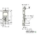 Структура за вграждане DUOFIX DELTA 12см + активатор DELTA 30, бял, Geberit 458.103.00.1