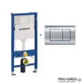 Структура за вграждане Duofix Delta + активатор Delta 30, хром, Geberit 458.103.00.1