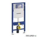 Промо комплект структура Duofix SIGMA12 с конзолна тоалетна чиния SMYLE SQUARE , GEBERIT 500.685.01.1