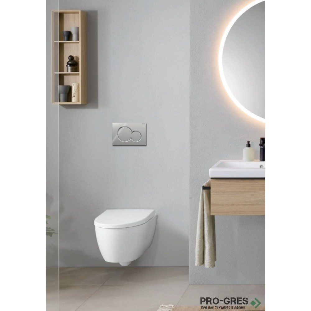 Промо комплект структура Duofix SIGMA12 с конзолна тоалетна чиния ICON , GEBERIT 111.300.00.5