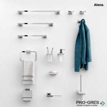 Колекция аксесоари хром Atena Gedy