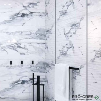 Плочки за баня Geotiles Crash Blanco 30×90 см