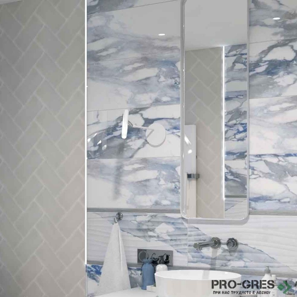 Плочки за баня Geotiles Crash Blue 30×90 см Плочки за баня Geotiles Crash Blue 30×90 см