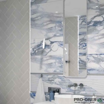 Плочки за баня Geotiles Crash Blue 30×90 см