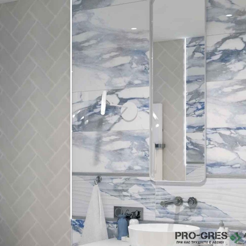 Плочки за баня Geotiles Crash Blue 30×90 см Плочки за баня Geotiles Crash Blue 30×90 см