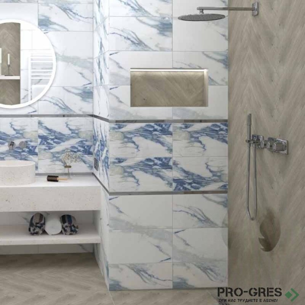 Плочки за баня Geotiles Valeria Blue 25×50 см