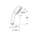 Ръчен душ, Grohe, Tempesta 100 една струя 26082002